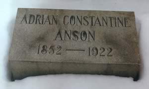Cap Anson Grave Stone Picture
